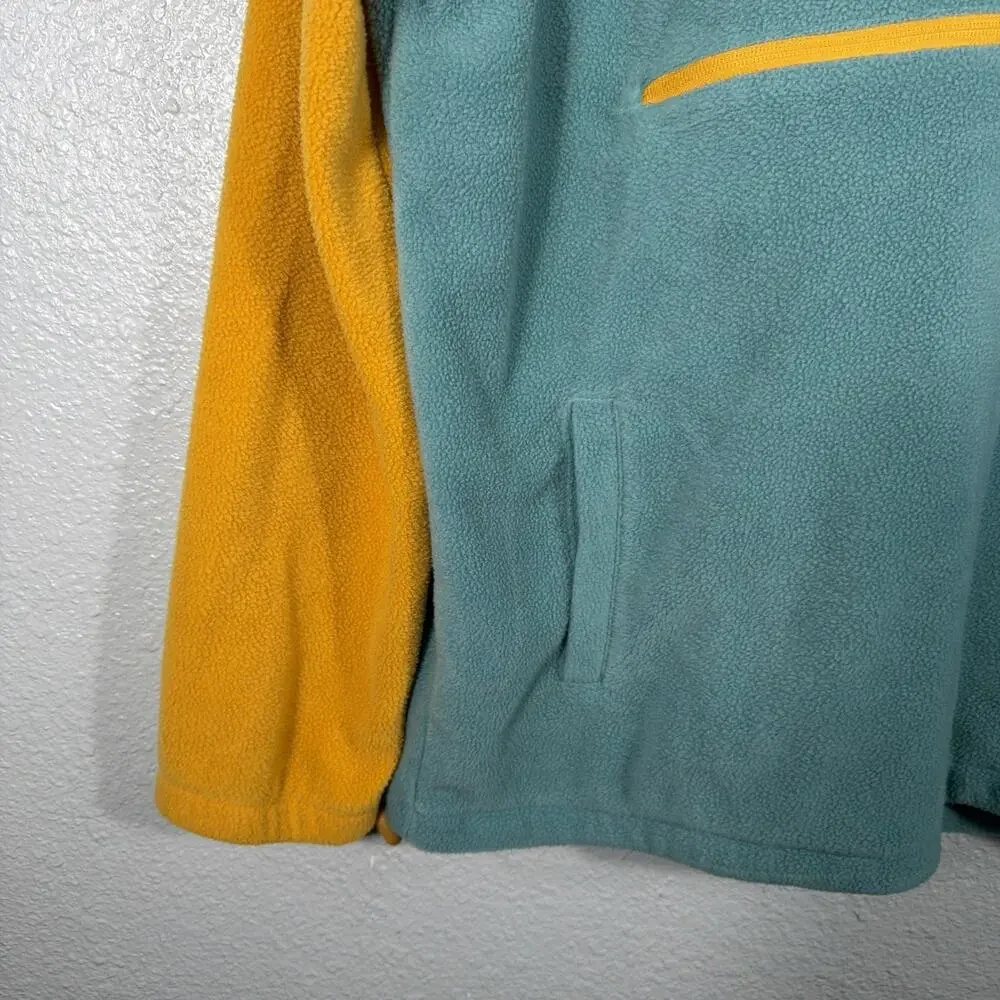 Massive Outdoor Colorblock Fleece Hooded Pullover Mens Size Large